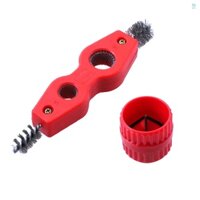 Bộ dụng cụ làm sạch và khoan ống đồng 4 trong 1 Ống đánh bóng Ống công cụ vát bên trong / bên ngoài cho PVC PPR Đồng thau ống nhôm Công cụ tháo rời tolo306