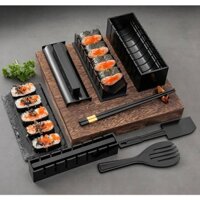 Bộ Dụng Cụ Làm Sushi 10 Món Chế Biến Món Sushi, Cơm Cuộn, Kim Bắp, Trứng Cuộn