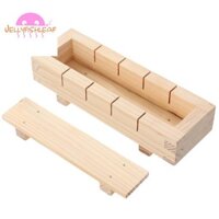 Bộ dụng cụ làm Sushi bằng gỗ Khuôn gạo Bộ dụng cụ làm Sushi cho phụ kiện nhà bếp Dụng cụ nấu ăn