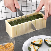 Bộ dụng cụ làm sushi cơm nắm 3 món, cơm nắm rong biển 20250319 Gói vật liệu cuộn khuôn rong biển