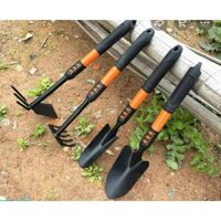 Bộ Dụng Cụ Làm Vườn Đa Năng 4 Món Size To Gồm Cuốc, Xẻng, Cào
