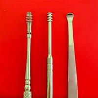 Bộ Dụng Cụ Lấy Ráy Tai 6 In 1 Vỏ Móc Khóa Hợp Kim Cao Cấp