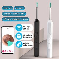 Bộ Dụng Cụ Lấy Ráy Tai Có Gắn Camera Nội Soi Đa Năng Kết Nối Điện Thoại Hình Ảnh Sắc Nét _ Mạnh Hà Gia Dụng