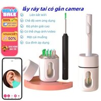 Bộ Dụng Cụ Lấy Ráy Tai Có Gắn Camera Nội Soi Đa Năng Hình Ảnh Full HD Sắc Nét. Bộ lấy ráy tai có camera hỗ trợ có thể sạ