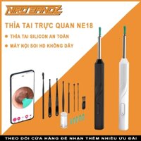 Bộ Dụng cụ lấy ráy tai có gắn camera nội soi đa năng hình ảnh sắc nét Bộ thìa tai 8 món Kết nối WiFi bảo hành 12 tháng