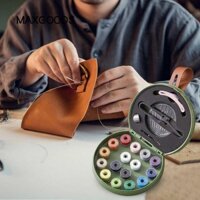 Bộ dụng cụ may MAXGOODS, Bộ chỉ kim Mini DIY, Lưu trữ nút chất lượng cao Chỉ may cầm tay DIY Craft Organizer Túi xách gia đình