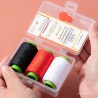 Bộ dụng cụ may mini di động cho sử dụng tại nhà, bộ dụng cụ may chất lượng cao cho ký túc xá, bộ thiết thực với chỉ may và dụng cụ sửa chữa