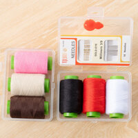 Bộ dụng cụ may mini di động cho sử dụng tại nhà, bộ dụng cụ may chất lượng cao cho ký túc xá, bộ thiết thực với chỉ may và dụng cụ sửa chữa