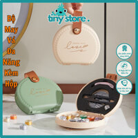 Bộ dụng cụ may vá đa năng nhiều chi tiết hộp đựng quai xách sang trọng