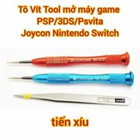 Bộ dụng cụ mở 3DS PSP Psvita Joycon Nintendo Switch ,tô vít mở máy game psp psvita 2ds new3ds ll