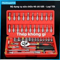 Bộ dụng cụ mở bu lộng ốc vít đa năng 46 chi tiết