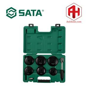 Bộ dụng cụ mở lọc dầu ôtô, cần tự động SATA 09703 - 8 chi tiết