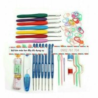 Bộ dụng cụ móc len đầy đủ 40 chi tiết cực đẹp và chất lượng cao