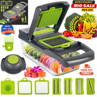 Bộ dụng cụ nạo rau củ đa năng ,có nắp tích hợp dao cắt thái gọt nạo bào sợi kiểu hạt lựu đa năng tiện lợi Hot