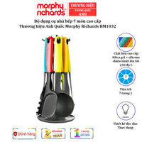 Bộ dụng cụ nhà bếp 7 món Morphy Richards RM1032 chất liệu nylon silica gel silicone chịu nhiệt cao, siêu nhẹ - HÀNG NHẬP KHẨU