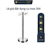 Bộ dụng cụ nhà bếp inox 316 và giá đặt inox 304 DandiHome cao cấp, sang trọng - Giá đặt lẻ