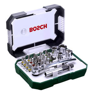 Bộ dụng cụ ốc vít 26 món Bosch 2607017322