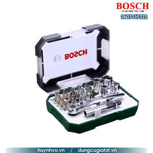 Bộ dụng cụ ốc vít 26 món Bosch 2607017322