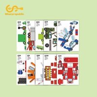 Bộ dụng cụ Origami Sharprepublic dành cho đồ chơi học tập Nghệ thuật giấy Origami dễ dàng cho bé gái và