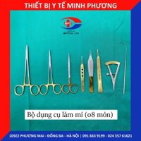 Bộ dụng cụ phẫu thuật mí 08 món cao cấp