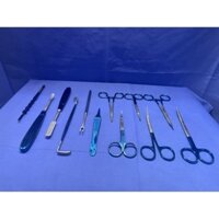 Bộ dụng cụ phẫu thuật mũi 12 món , bộ tiểu phẫu mũi - 12 chi tiết Germany Stainless Steel