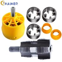 Bộ dụng cụ ren ống nhựa PVC đa năng: Dụng cụ mở ống nước 4 & 6 điểm hiệu quả [Chamer]