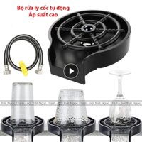 Bộ dụng cụ rửa ly cốc vòi phun nước tự động cho quán cafe quầy bar gia đình