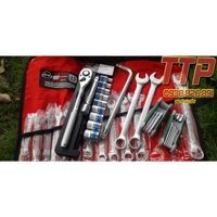 Bộ dụng cụ sữa chữa 44pcs (Bộ chìa khóa Yeti,Bô Khẩu Top 1/2, Cần siết mạnh,Tip nối dài,Bộ lục giác trái khế + chìm