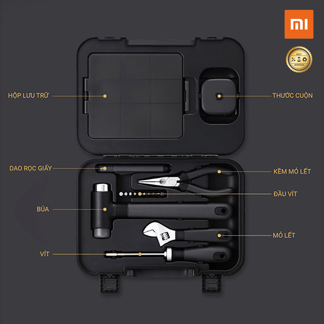 Bộ dụng cụ sửa chữa cầm tay đa năng Xiaomi Miwu Toolbox MWTK01