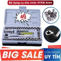 Bộ Dụng Cụ Sửa Chữa Mở Bulong Ốc Vít 40 Món Chuyên Dụng Cho Xe Máy, Ô Tô - Bộ Tuýp Đồ Nghề Sửa Xe 40 Chi Tiết