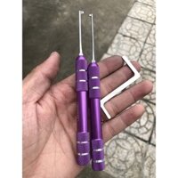 Bộ dụng cụ sửa khoá chìa chấm vi tính , chìa khoan ( gồm 2 cây đá bi + 1 cây chịu )