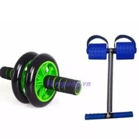 Bộ dụng cụ tập thể dục toàn thân (con lăn nhỏ) (xanh dương nhạt)