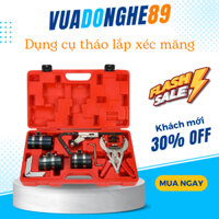 Bộ dụng cụ tháo lắp xéc măng ô tô, làm sạch cạo rãnh xéc măng, cổ dê vô bạc 9 chi tiết