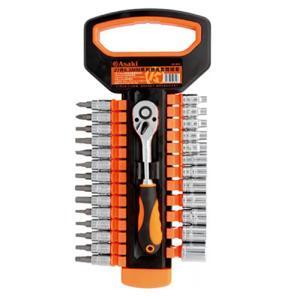 Bộ dụng cụ tháo vít Asaki AK9819 - 27 chi tiết