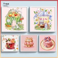 Bộ Dụng Cụ Thêu Tranh Chữ Thập 9ct Bằng cotton Thân Thiện Với Môi Trường