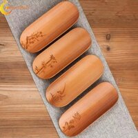 Bộ dụng cụ trà RADIANTFLASH, Bộ thìa cà phê tre di động Trung Quốc, Trà nghệ thuật tự nhiên Vintage Handmade Tea Scoop Tea Shop