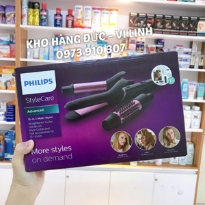 Bộ dụng cụ uốn, ép và sấy tóc Philips BHH822/00
