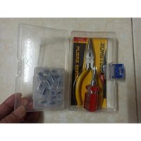Bộ dụng cụ vá lốp khẩn cấp - Vít vá lốp không săm (Bộ đầy đủ)