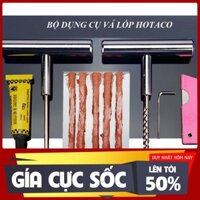 Bộ dụng cụ vá lốp ô tô chuyên nghiệp, chứa nhiều dụng cụ vá lốp chuyên nghiệp, keo vá lốp ô tô, xe máy