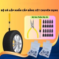 Bộ dụng cụ vá xe khẩn cấp, Đinh Vít Vá Lốp Không Săm tự Sửa Chữa Ô Tô, Xe Máy Nhanh Chóng