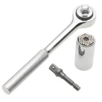 Bộ dụng cụ vặn ốc vít đa năng Reflex Grip gồm cần siết, khẩu đa hình và cần nối khẩu với khoan
