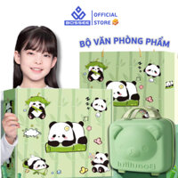 Bộ dụng cụ văn phòng phẩm gấu trúc, bộ đồ dùng học tập nhiều họa tiết hoạt hình đáng yêu