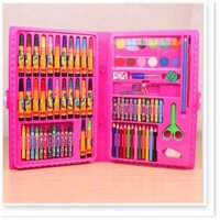 Bộ dụng cụ vẽ cho bé - Hộp bút chì màu đa năng 86 món tiện dụng_HBCM02