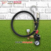 Bộ Dụng Cụ Vệ Sinh Kim Phun Xăng Điện Tử FI Dùng Cho Xe Hơi – Có Đồng Hồ Đo Áp Suất Và Núm Điều Chỉnh Chính Hãng 3M