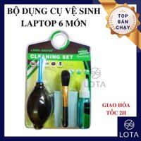 BỘ DỤNG CỤ VỆ SINH LAPTOP MÁY VI TÍNH 6 MÓN KING MASTER