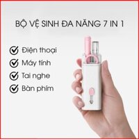 BỘ DỤNG CỤ VỆ SINH LAPTOP, TAI NGHE ĐA NĂNG 7 IN 1 CAO CẤP