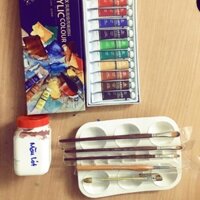 Bộ dụng cụ vẽ trên vải