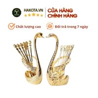 Bộ đựng thìa dĩa hình thiên nga siêu sang