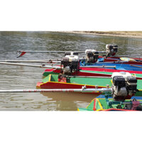 Bộ Đuôi Chạy Thuyền Thái Lan KKK + Động Cơ Vikyno Việt Nam, Công Suất 6.5hp, Lắp Ráp Hoàn Chỉnh