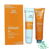 Bộ duỗi tóc Wella Creatine Straight 100ml x2 ( mới) [ NL ]
